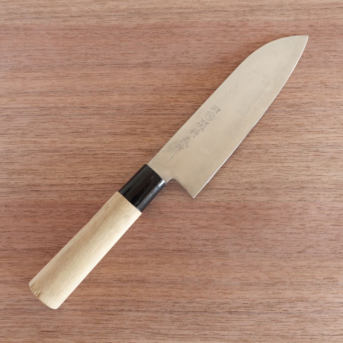 Seki Tsubazo Santoku Knife, Sharpened, All-Purpose Knife, Stainless Steel, 170mm