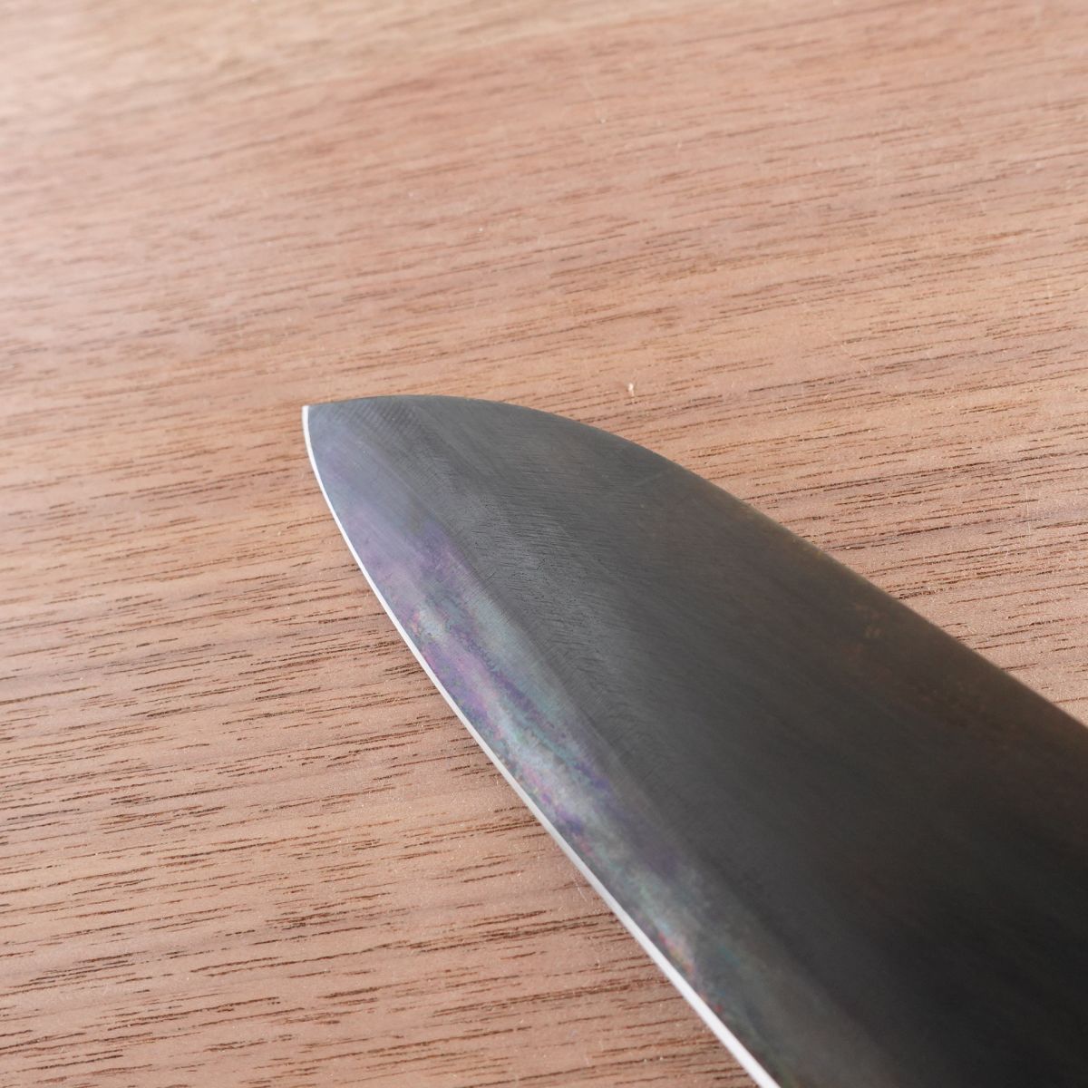 [HYPER REBORN] Hidetsuna Wa-Santoku Knife, Sharpened, Black Oxide Finish, All-Purpose Knife, 165mm