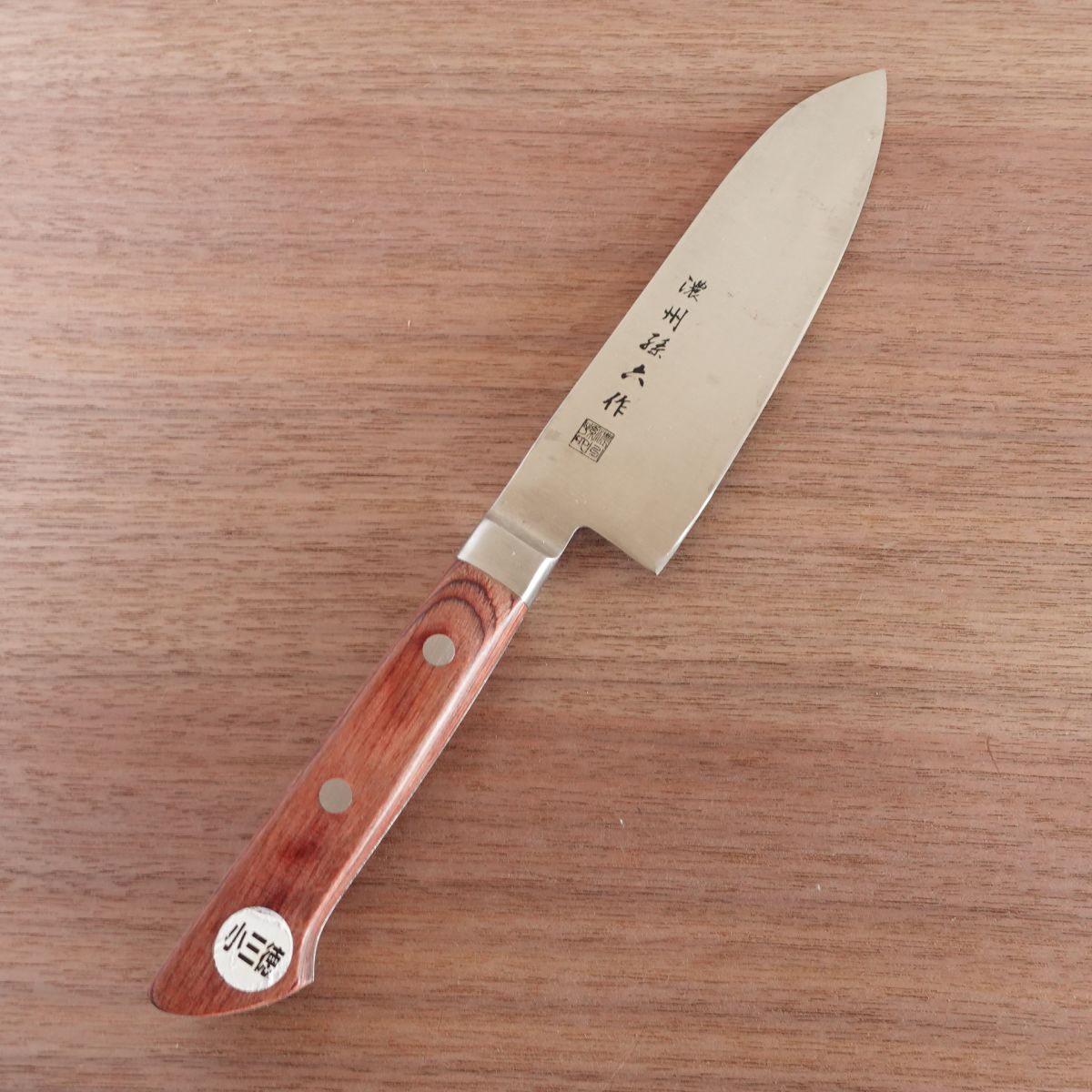 Noshu Magoroku Ko-Santoku Knife, Sharpened, All-Purpose Knife, Stainless Steel, 150mm