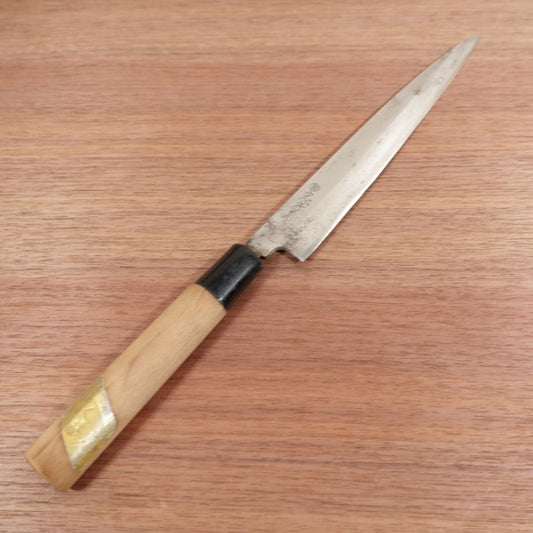 Tadafusa Yanagiba Knife, Sharpened, Sashimi Knife, Tora, Carbon Steel, Single Bevel, 210mm