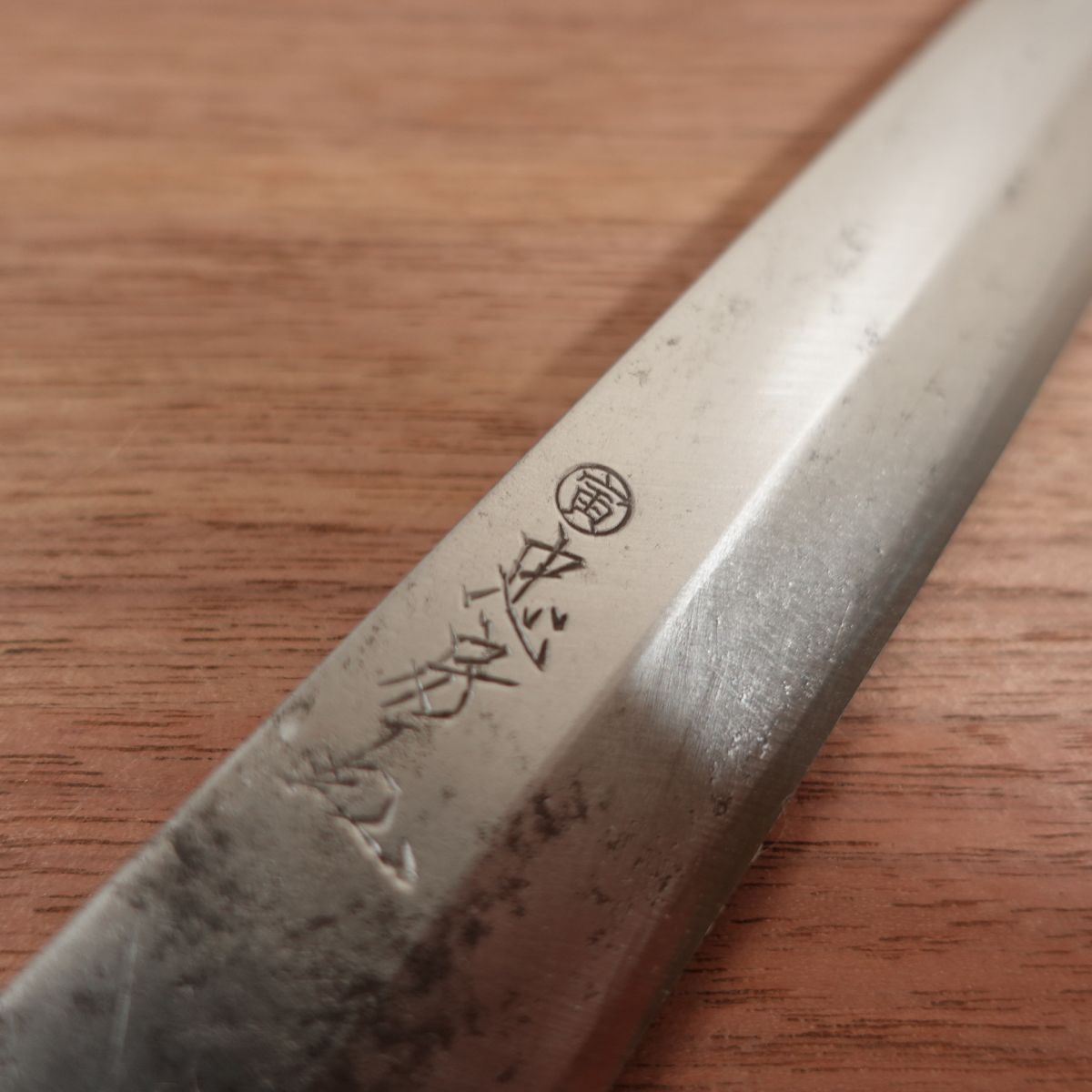 Tadafusa Yanagiba Knife, Sharpened, Sashimi Knife, Tora, Carbon Steel, Single Bevel, 210mm