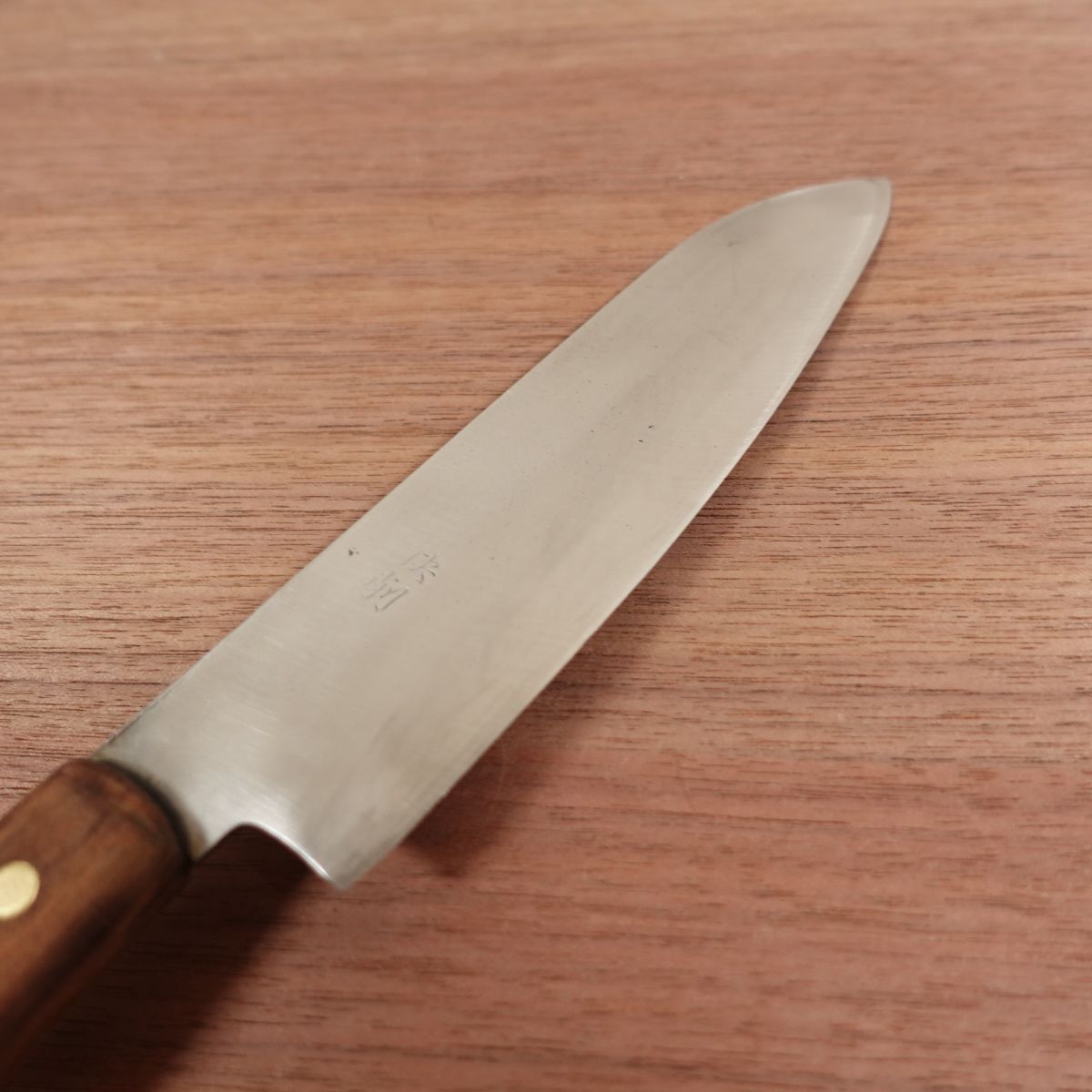 Masazumi Santoku Knife, Sharpened, Laminated Carbon Steel, All-Purpose Knife, Kaissaku, 160mm