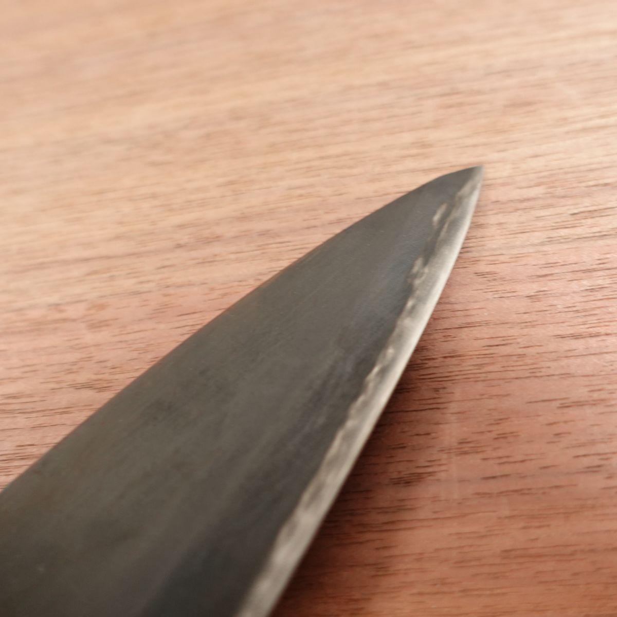[HYPER REBORN] Tsukiji Masamoto Deba Knife, Sharpened, Black Oxide Finish, Shu, Single Bevel, Carbon Steel, 175mm