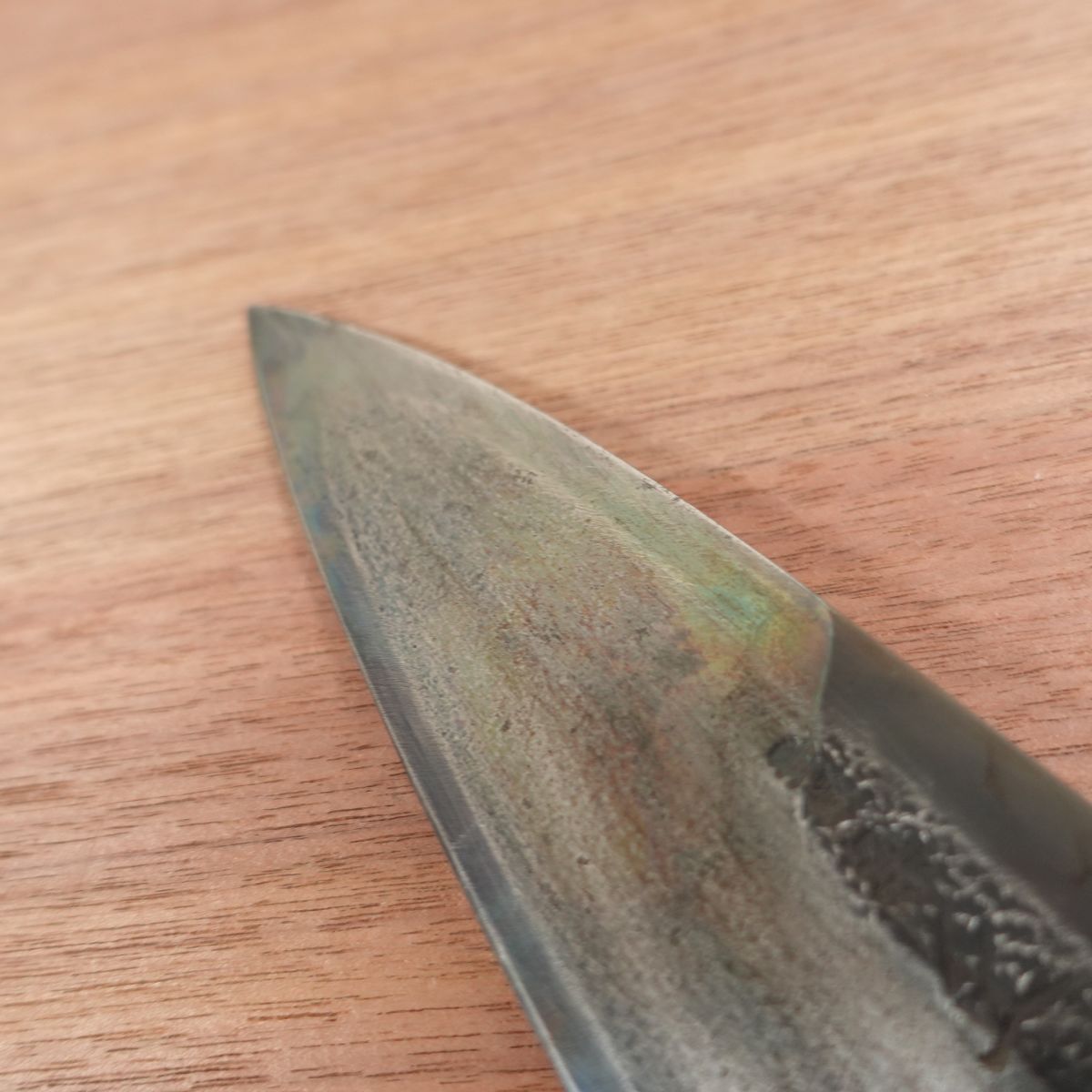 [HYPER REBORN] Tsukiji Masamoto Deba Knife, Sharpened, Black Oxide Finish, Shu, Single Bevel, Carbon Steel, 175mm