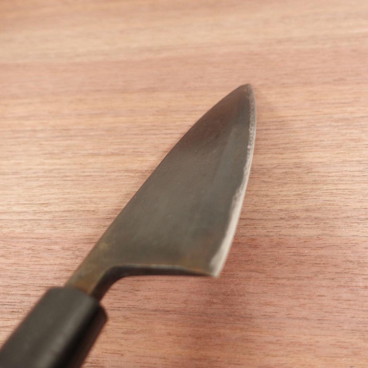 [HYPER REBORN] Tsukiji Masamoto Deba Knife, Sharpened, Black Oxide Finish, Shu, Single Bevel, Carbon Steel, 175mm