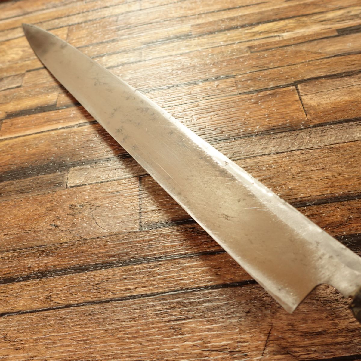 Aritsugu Yanagiba Knife, Sharpened, Water Buffalo Handle, Sashimi Knife, Special Edition, 360mm