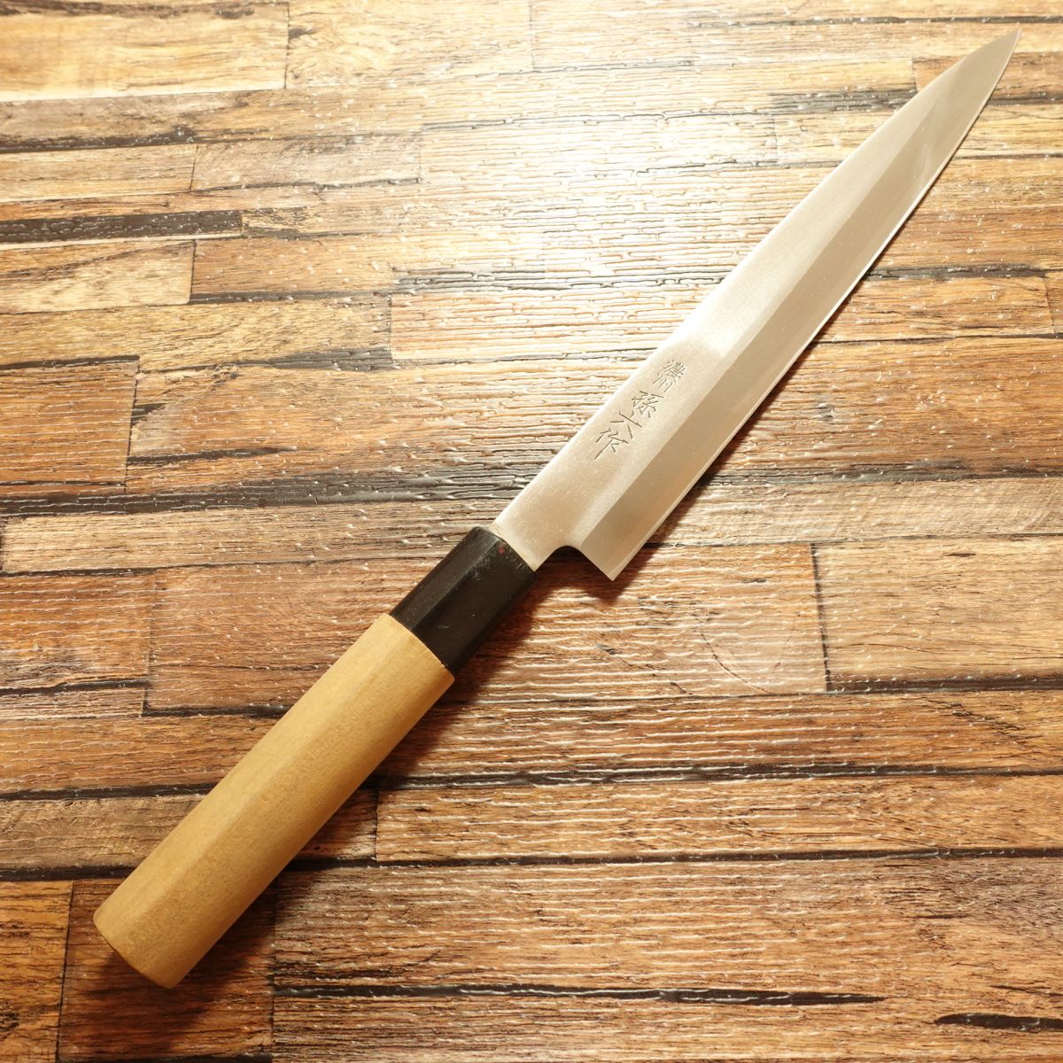 Noshu Magoroku Yanagiba Knife, Sharpened, Sashimi Knife, Stainless Steel, Lightly Used, 215mm