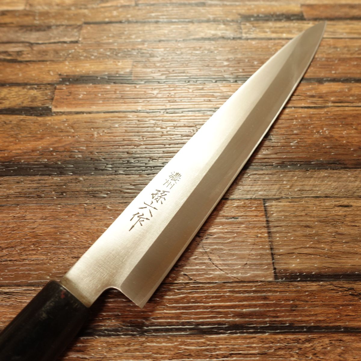 Noshu Magoroku Yanagiba Knife, Sharpened, Sashimi Knife, Stainless Steel, Lightly Used, 215mm