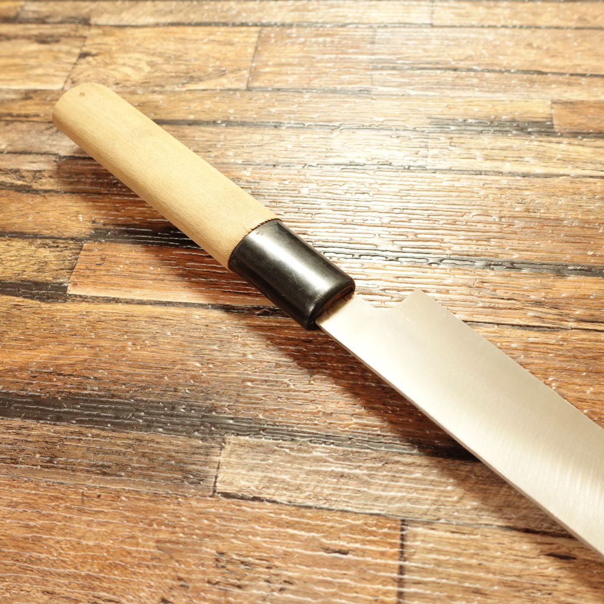 Noshu Magoroku Yanagiba Knife, Sharpened, Sashimi Knife, Stainless Steel, Lightly Used, 215mm