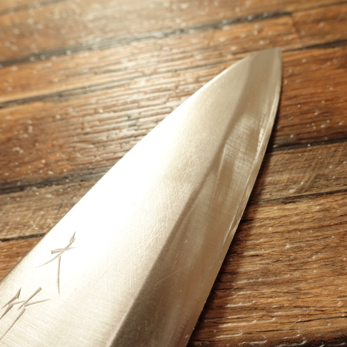 Otake Deba Knife, Sharpened, Wooden Ferrule, Hagane Steel, Single Bevel, 140mm