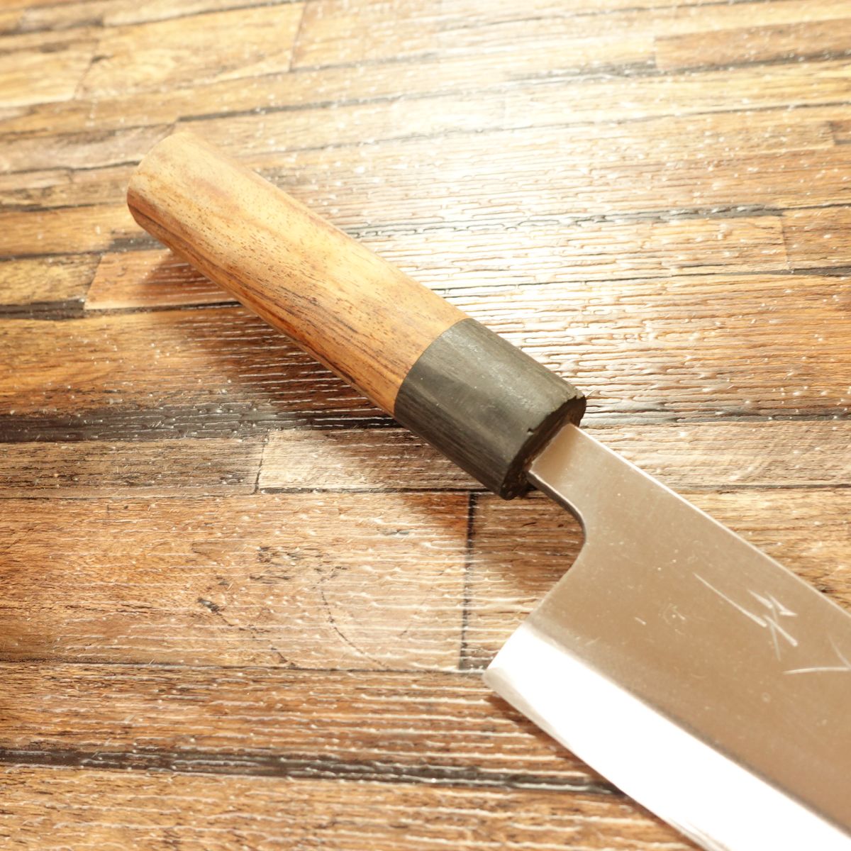 Otake Deba Knife, Sharpened, Wooden Ferrule, Hagane Steel, Single Bevel, 140mm