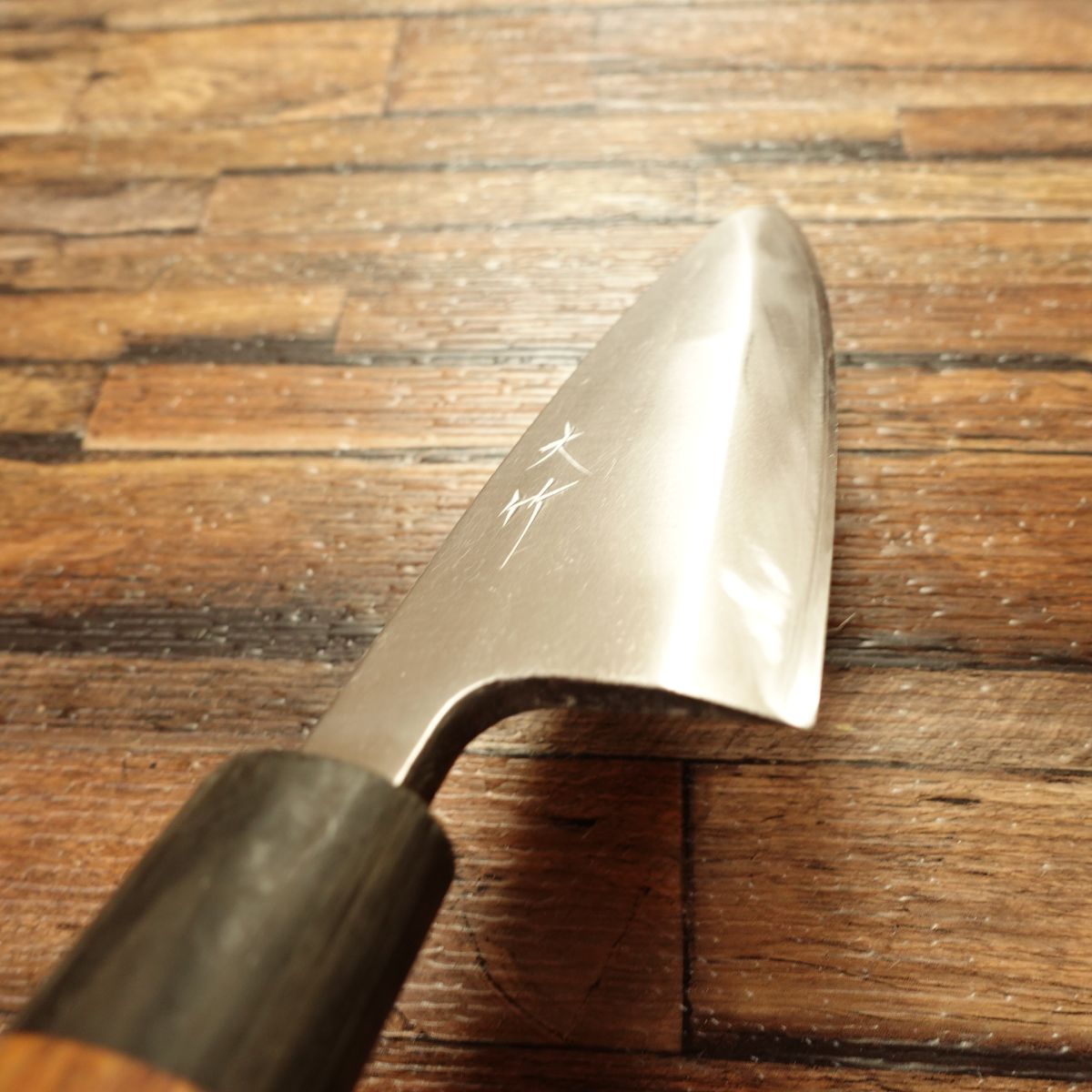 Otake Deba Knife, Sharpened, Wooden Ferrule, Hagane Steel, Single Bevel, 140mm