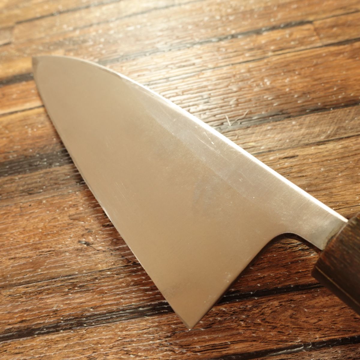 Takeaki Deba Knife, Sharpened, Water Buffalo Handle, Thick Blade, Betsuuchi, Hagane Steel, Single Bevel, 170mm