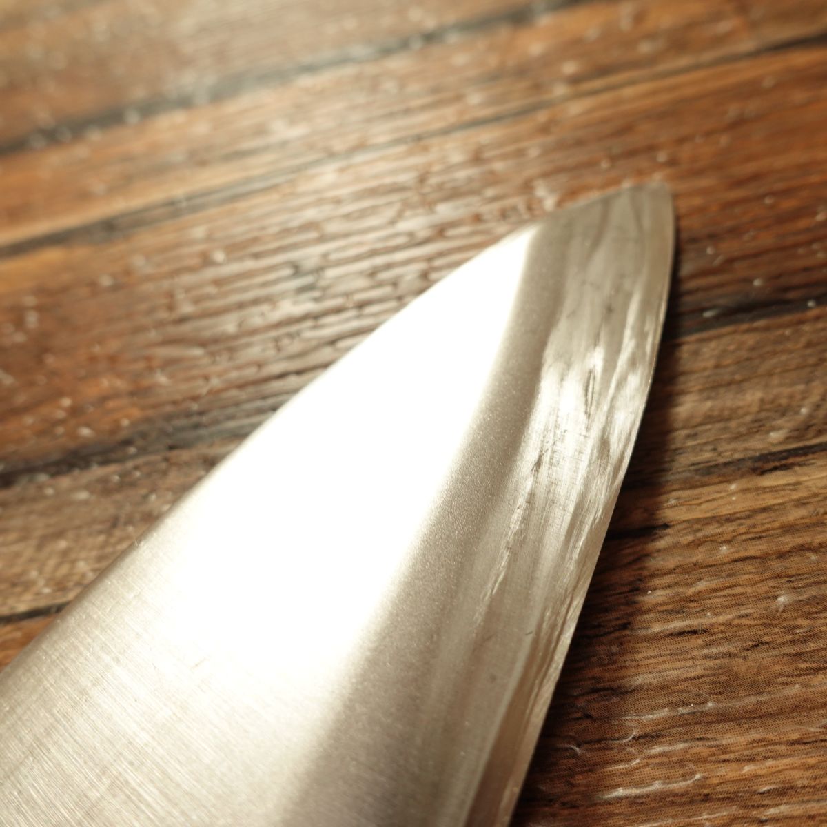 Takeaki Deba Knife, Sharpened, Water Buffalo Handle, Thick Blade, Betsuuchi, Hagane Steel, Single Bevel, 170mm