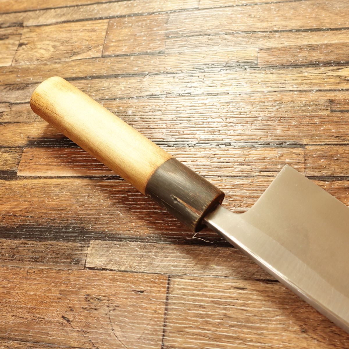 Takeaki Deba Knife, Sharpened, Water Buffalo Handle, Thick Blade, Betsuuchi, Hagane Steel, Single Bevel, 170mm