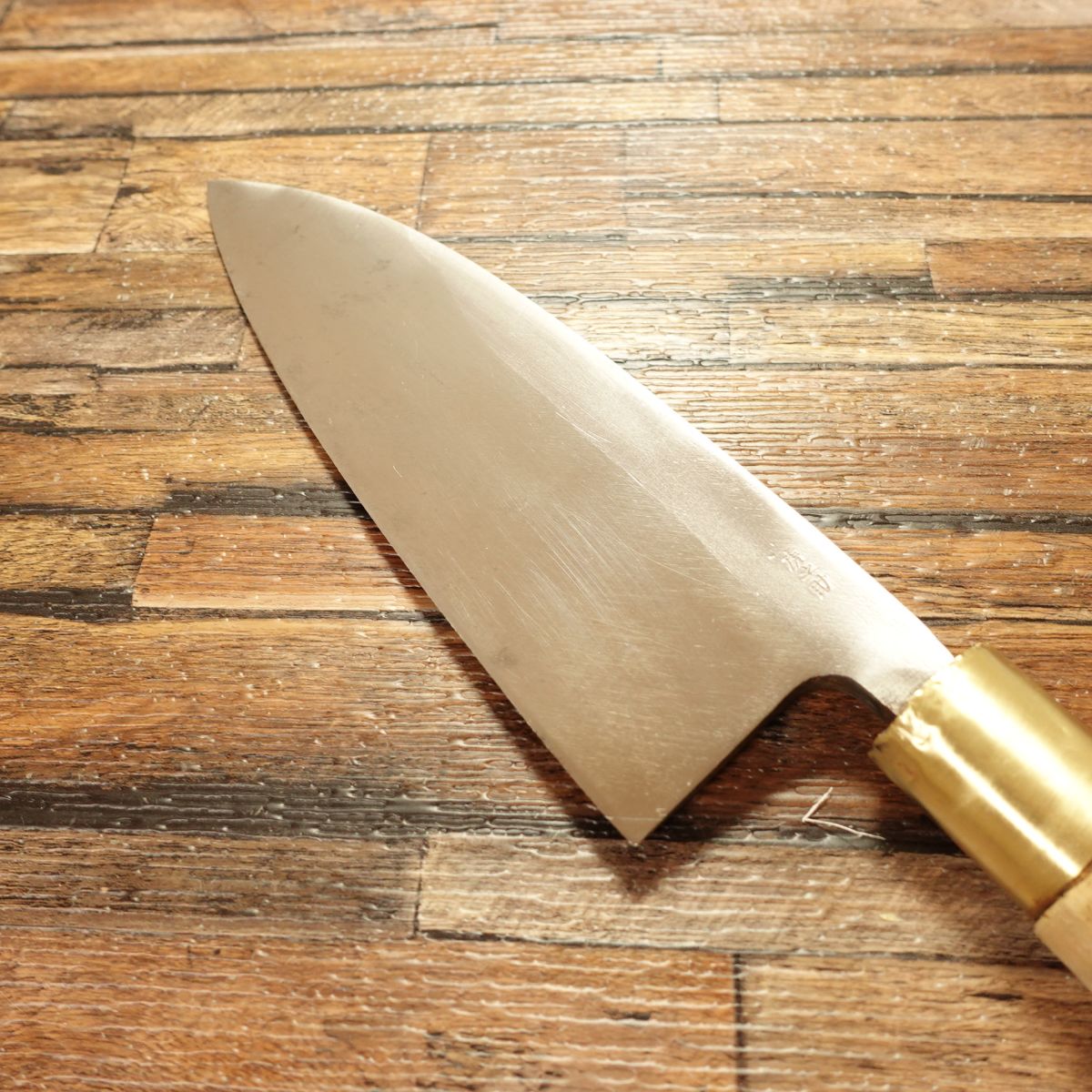 Toranosuke Deba Knife, Sharpened, Thick Blade, Hagane Steel, Single Bevel, 180mm