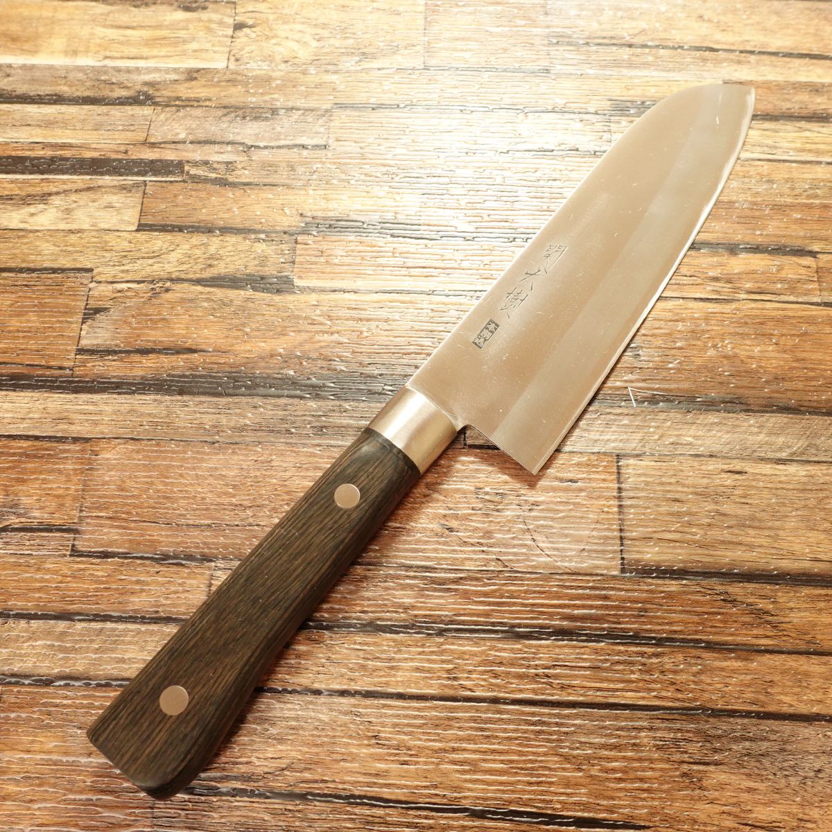 Seki Taiki Santoku Knife, Sharpened, Warikomi Construction, All-Purpose Knife, 170mm