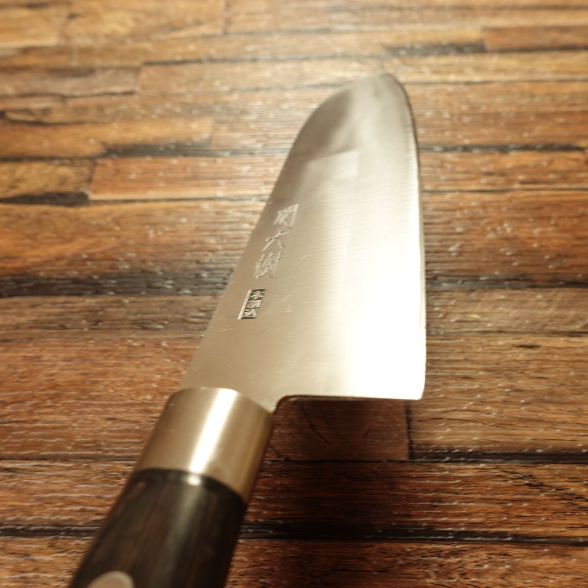 Seki Taiki Santoku Knife, Sharpened, Warikomi Construction, All-Purpose Knife, 170mm