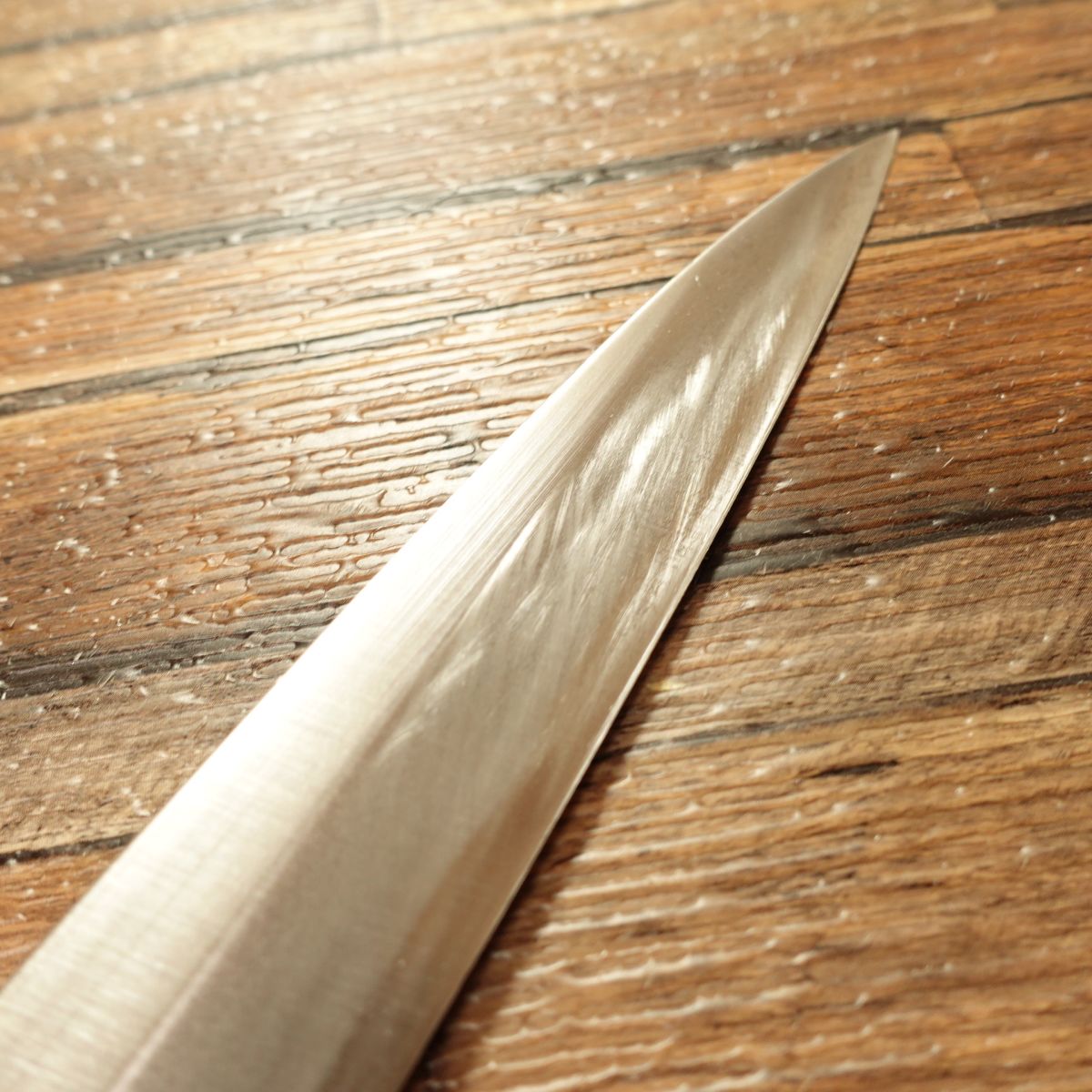 Takeaki Yanagiba Knife, Sharpened, Water Buffalo Handle, Sashimi Knife, Betsuuchi, Hagane Steel, 245mm