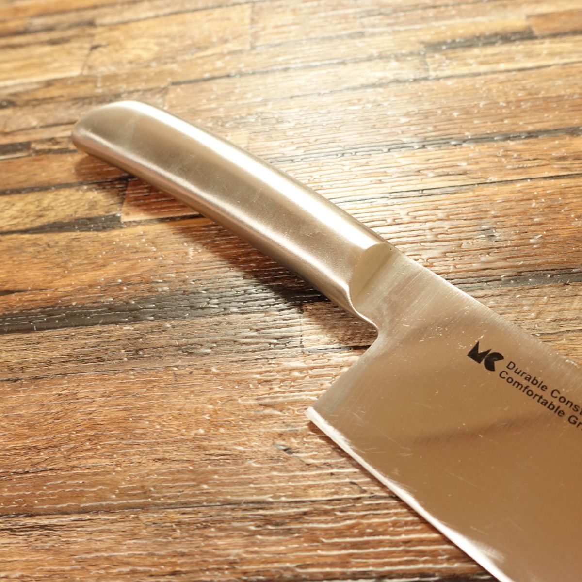 All-Stainless Santoku Knife, Sharpened, Simple Design, All-Purpose Knife, 170mm