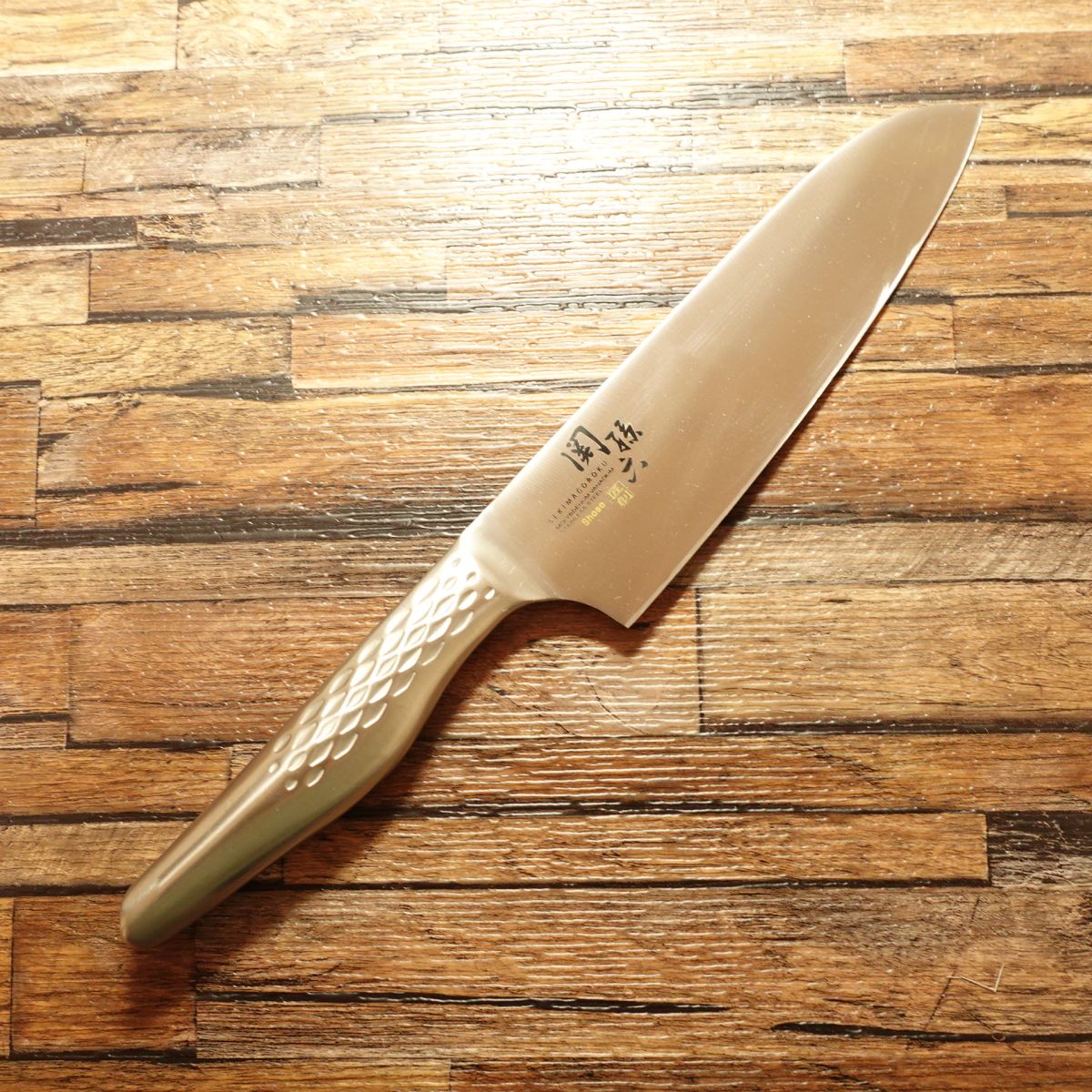 Seki Magoroku Santoku Knife, Sharpened, Shoso Series, All-Stainless Steel, All-Purpose Knife, KAI, 165mm