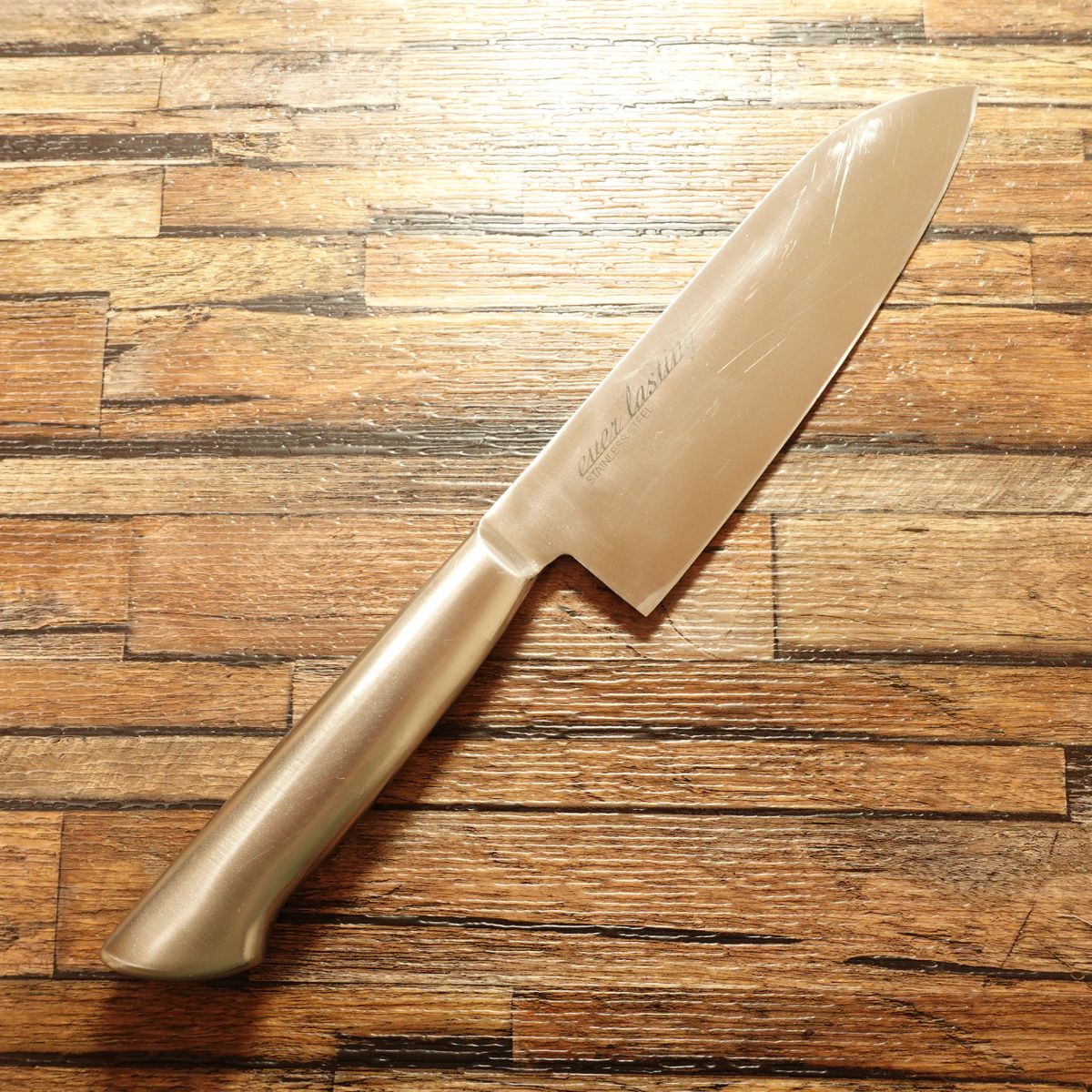 Takagi Santoku Knife, Sharpened, Everlasting Series, All-Stainless Steel, All-Purpose Knife, 165mm