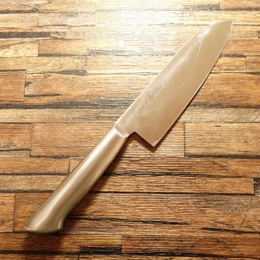 Takagi Santoku Knife, Sharpened, Everlasting Series, All-Stainless Steel, All-Purpose Knife, 165mm