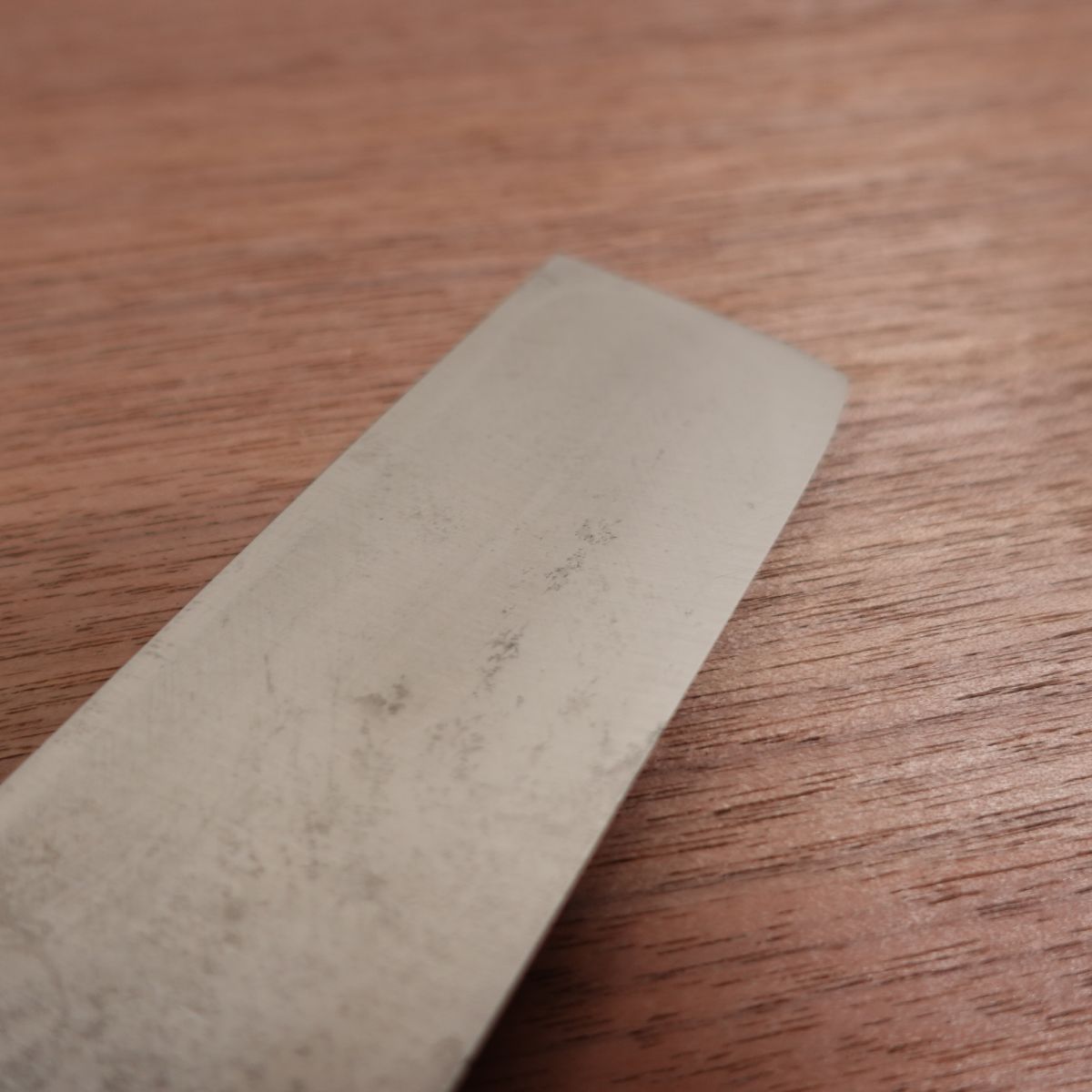 Minamoto Takafusa Usuba Knife, Sharpened, Left-Handed, White Water Buffalo Handle, Single Bevel, 180mm