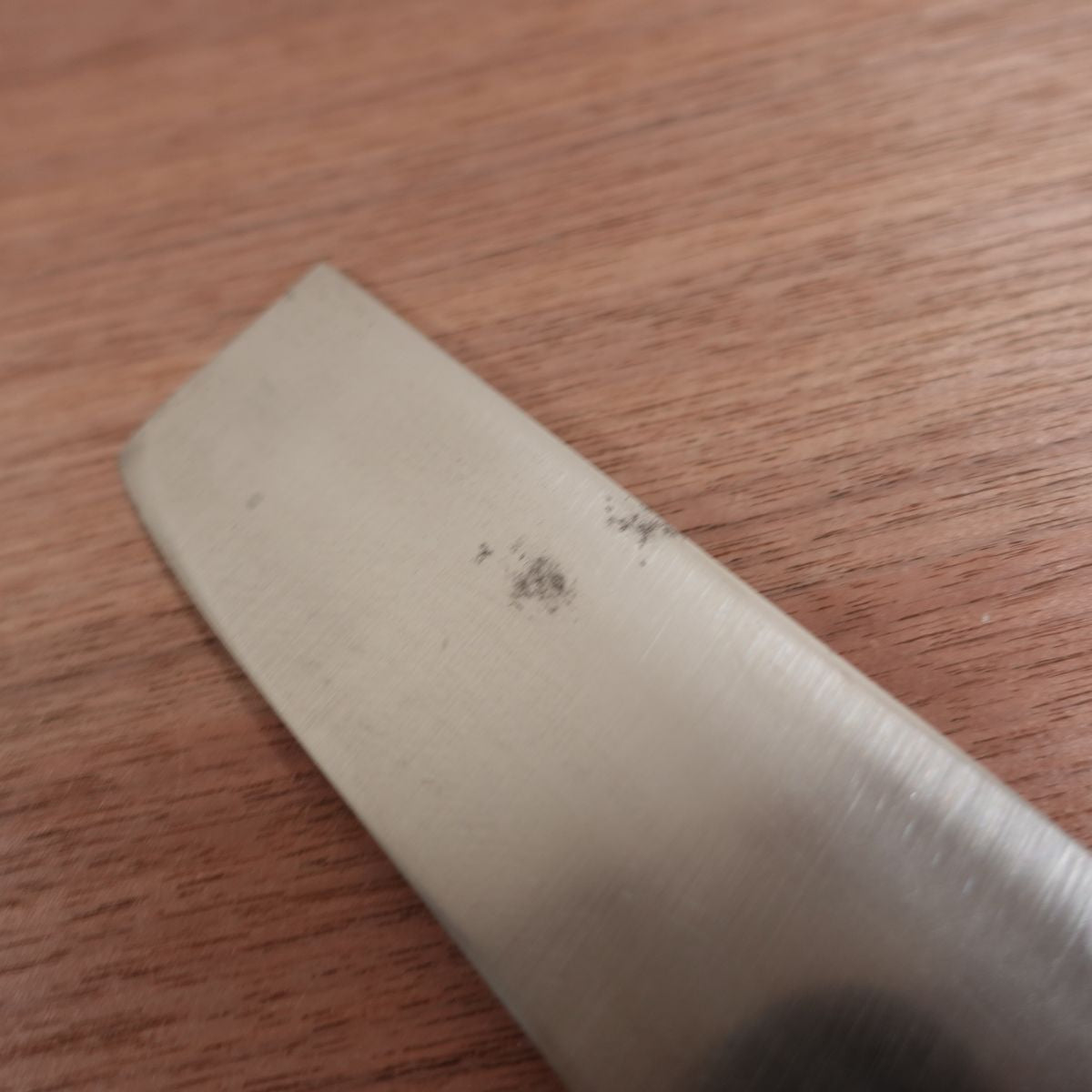 Minamoto Takafusa Usuba Knife, Sharpened, Water Buffalo Handle, Single Bevel, 180mm