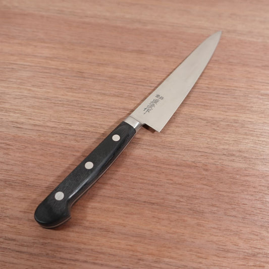 Naozumi Petty Knife, Sharpened, Fruit Knife, Carbon Steel, Made by Naozumi, Decorative Cutting, Lightly Used, 155mm