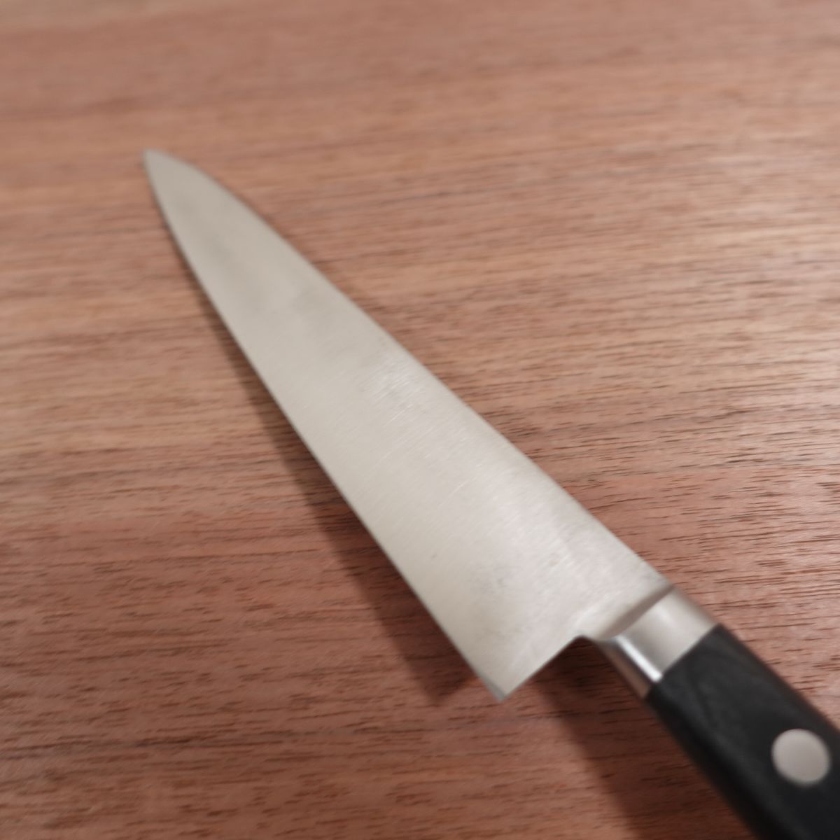 Naozumi Petty Knife, Sharpened, Fruit Knife, Carbon Steel, Made by Naozumi, Decorative Cutting, Lightly Used, 155mm