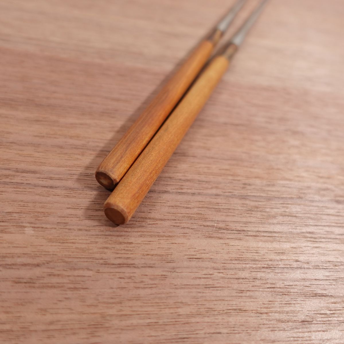 Moribashi Plating Chopsticks, Water Buffalo Ferrule, Stainless Steel, Tempura Chopsticks, 185mm