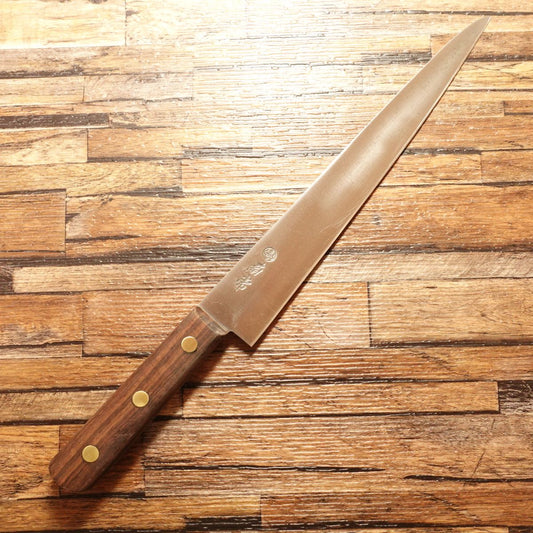 Nantsune Sujihiki Knife, Sharpened, Toto-Saku, Hagane, Slim, Single-Bevel Style, Slicer, 235mm