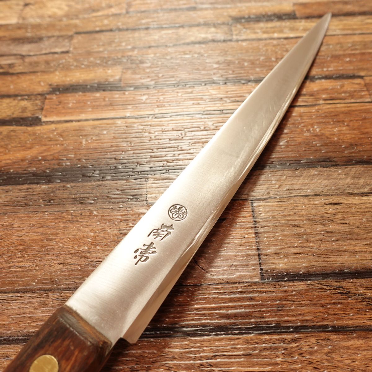 Nantsune Sujihiki Knife, Sharpened, Toto-Saku, Hagane, Slim, Single-Bevel Style, Slicer, 220mm