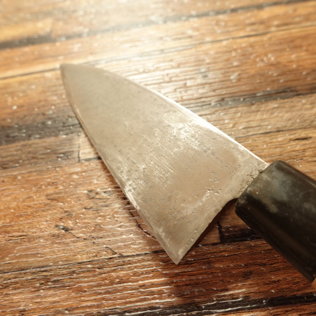 Ibuki Aji-Kiri Knife, Sharpened, Seki Magoroku Ko-Deba, Horse Mackerel Knife, 105mm