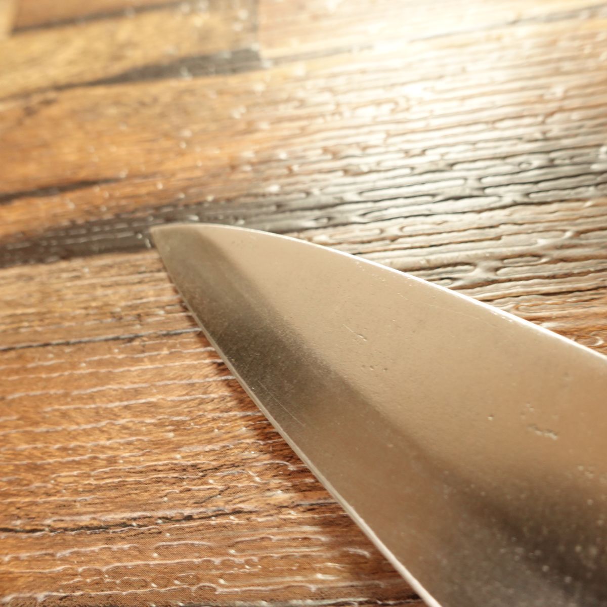 Kumofuji Aji-Kiri Knife, Sharpened, Special Selection, Small Deba, Double Bevel, 100mm