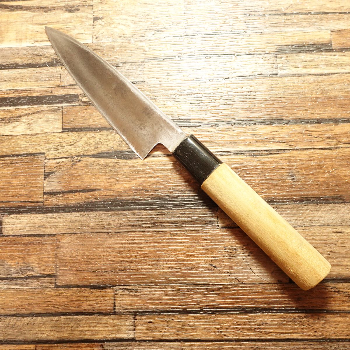 Sakai Hamonoza Funayuki Knife, Sharpened, Slim Deba-Style, Japanese Steel, 145mm
