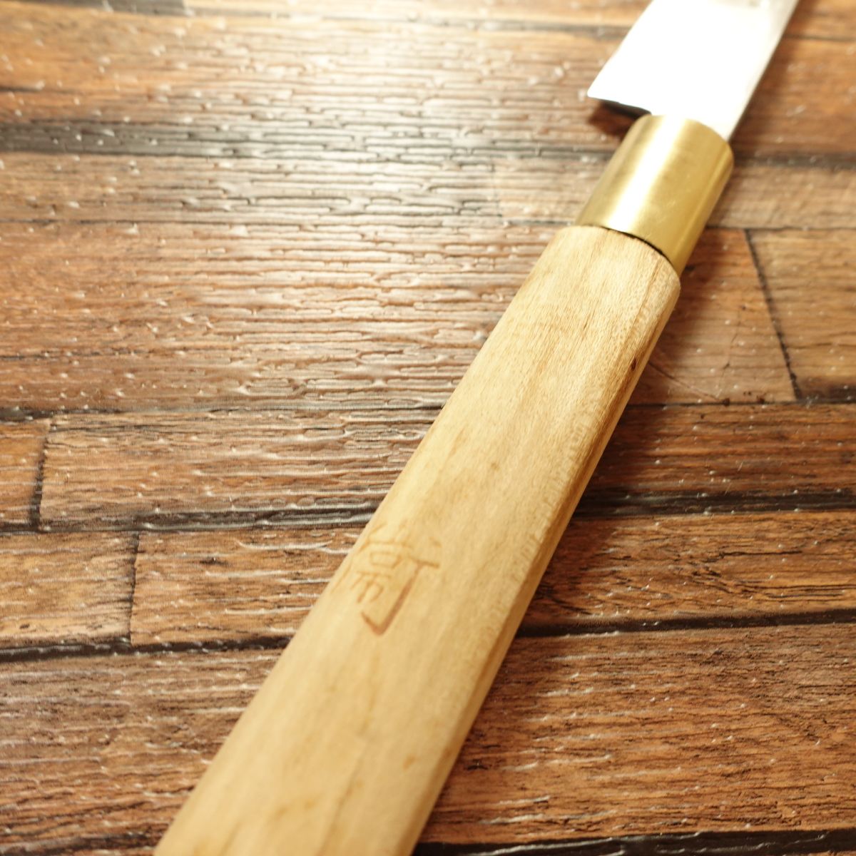 Kakubei Yanagiba Knife, Sharpened, Sashimi Knife, Excellent Grade, Outstanding Sharpness, 205mm