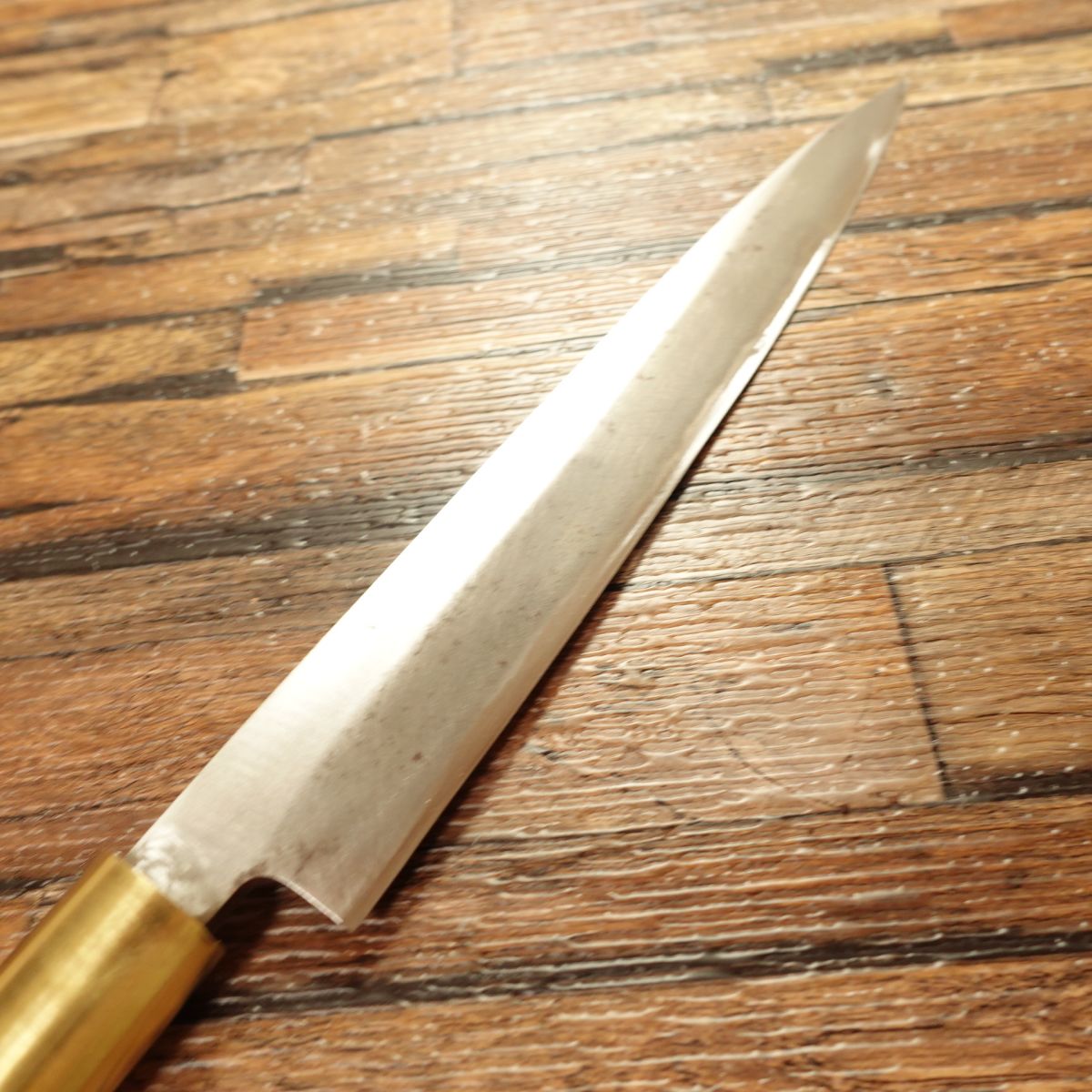 Kakubei Yanagiba Knife, Sharpened, Sashimi Knife, Excellent Grade, Outstanding Sharpness, 205mm
