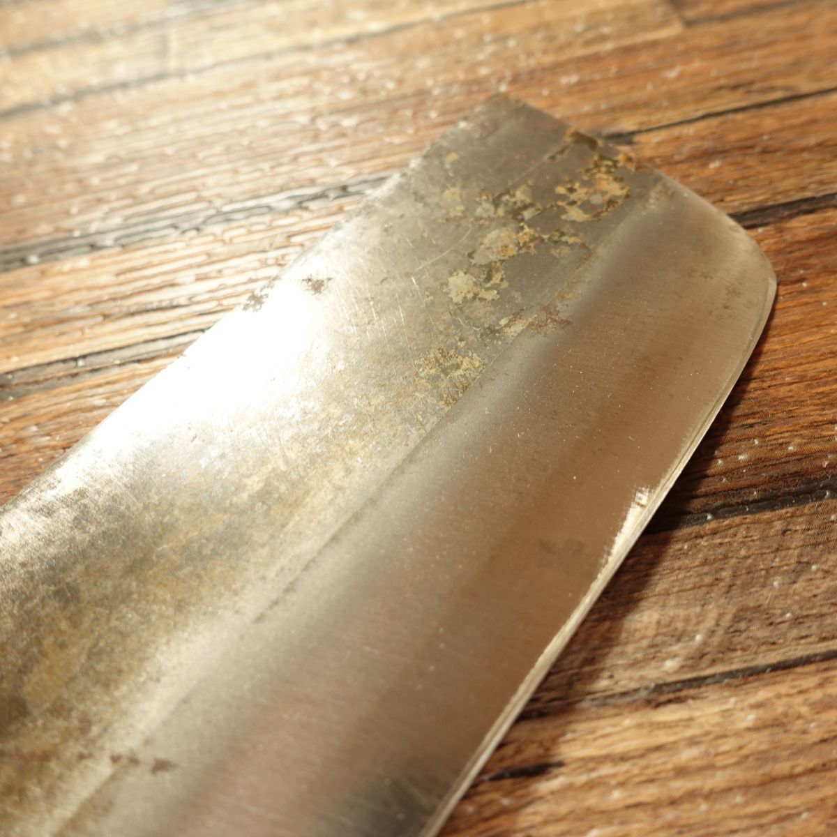 Kumofuji Nakiri Knife, Sharpened, Kurouchi Finish, Double Bevel, Vegetable Knife, Special Selection, 160mm