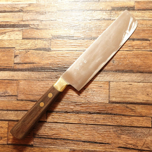 Masahiro Nakiri Knife, Sharpened, Stainless-Clad, Warikomi Construction, Vegetable Knife, 160mm