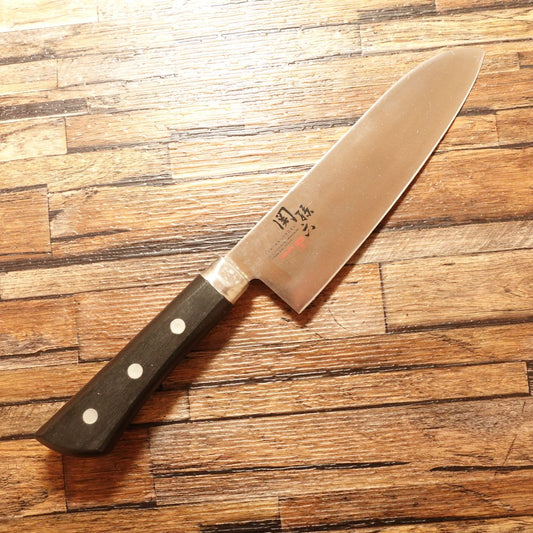 Seki Magoroku Santoku Knife, Sharpened, Honoka Series, All-Purpose Knife, KAI, Stainless Steel, 170mm