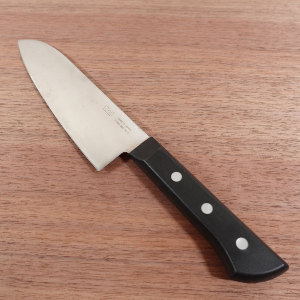 Sekimagoroku Santoku Knife, Sharpened, Wakatake, All-Purpose Knife, Stainless Steel, 170mm