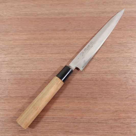 Matsubara Shusaku Yanagiba Knife, Sharpened, Sashimi Knife, Carbon Steel, Nagasaki, Tanaka Kama Kogyo, 210mm