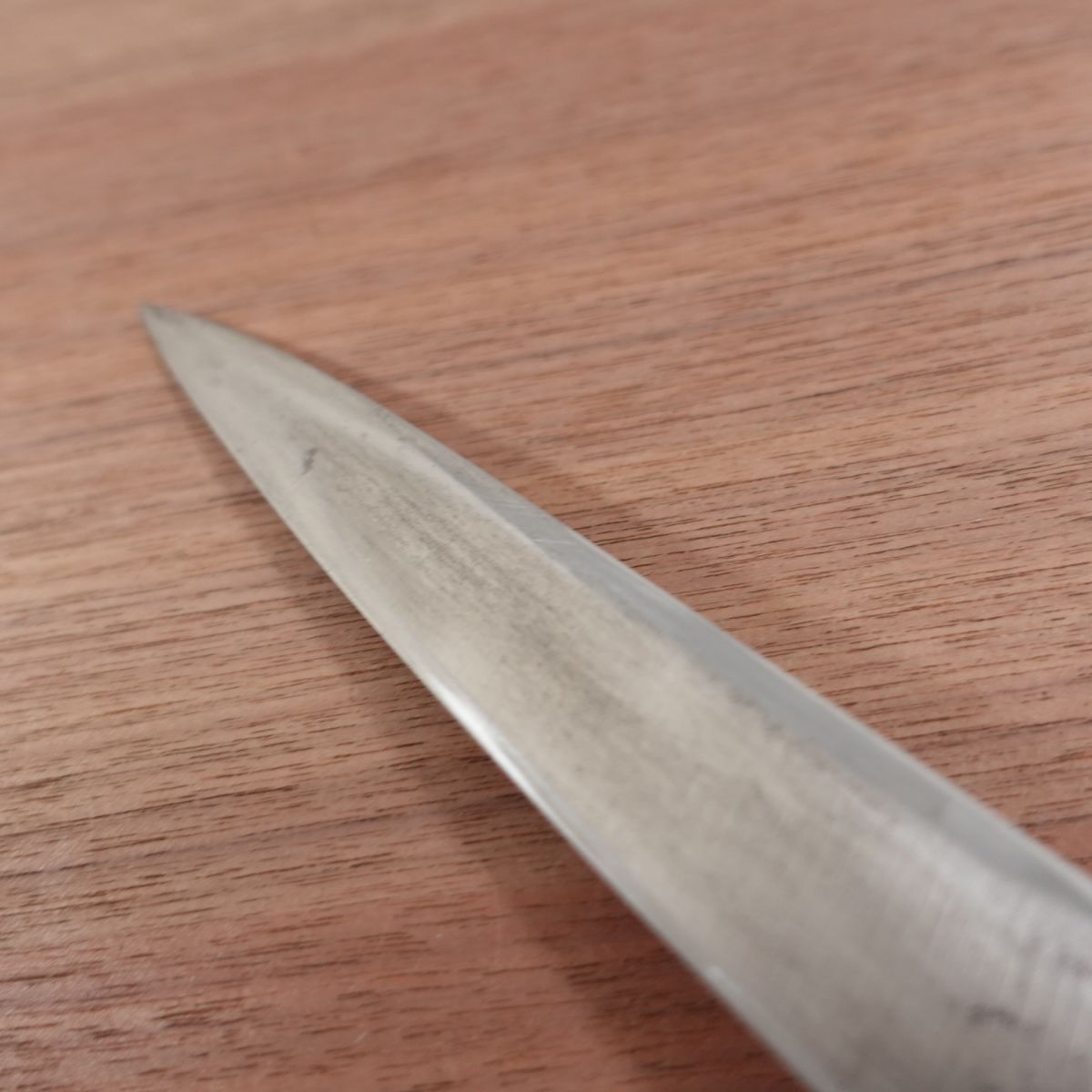 Matsubara Shusaku Yanagiba Knife, Sharpened, Sashimi Knife, Carbon Steel, Nagasaki, Tanaka Kama Kogyo, 210mm