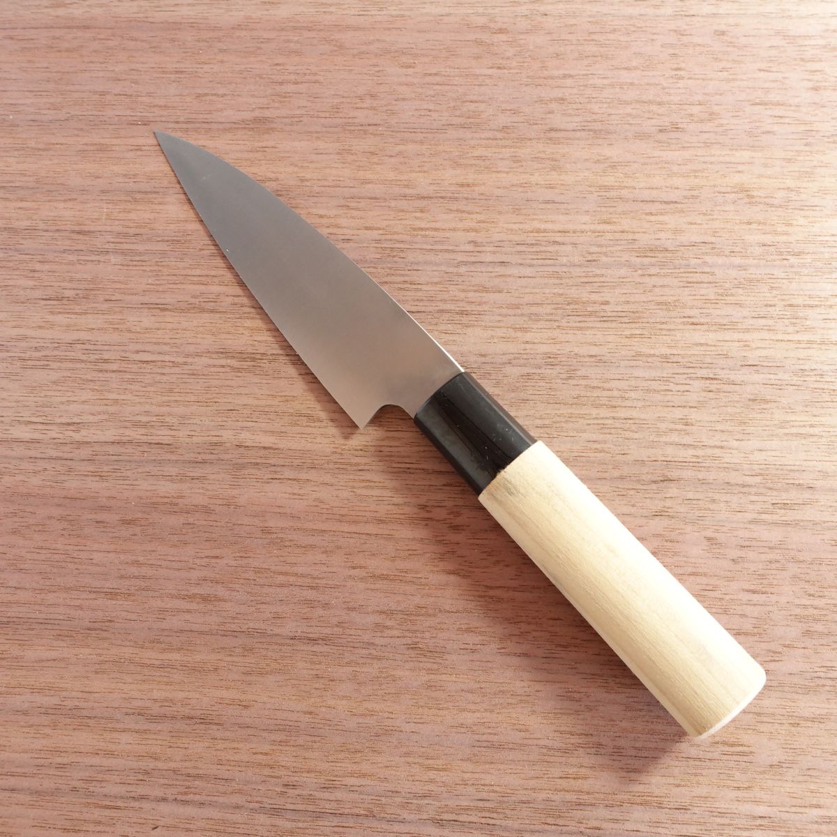 Noshu Magoroku Petty Knife, Sharpened, Koryu, Tsuchime Hammered Pattern, Stainless Steel, 125mm