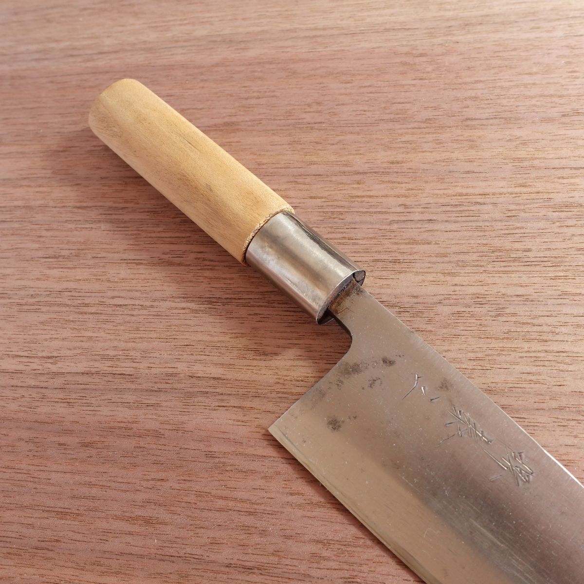 Sakai Taizo Deba Knife, Sharpened, Hagane Steel, Single Bevel, Sakai Toshihide, 155mm