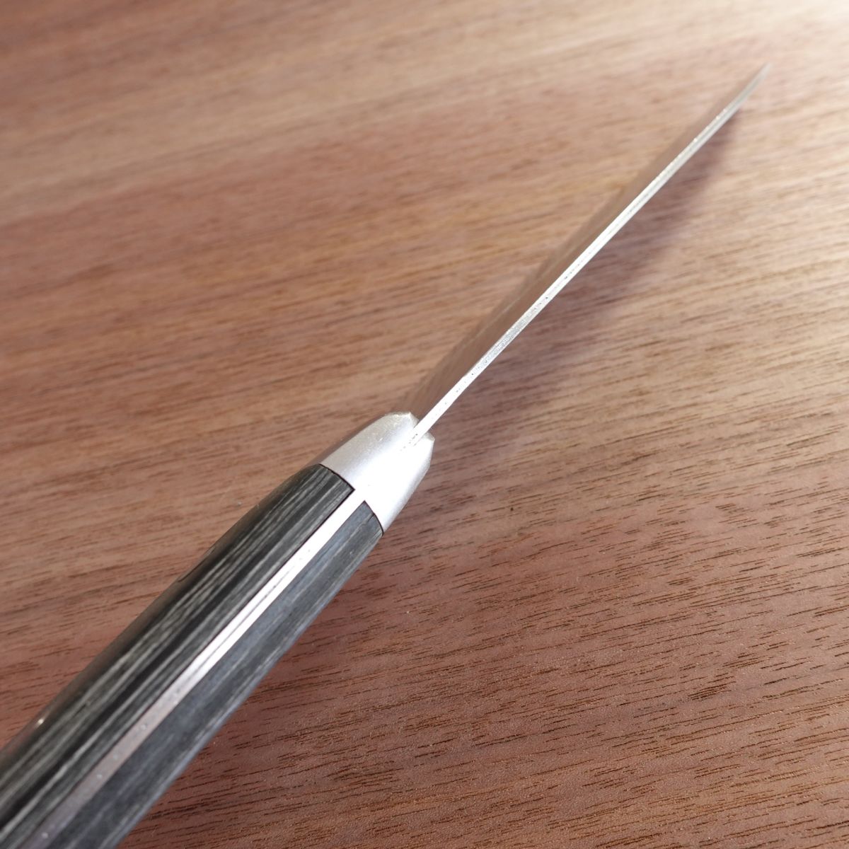 Seki Magoroku Santoku Knife, Sharpened, Suzaku, Hon-Warikomi Steel, Kai Corporation, 165mm