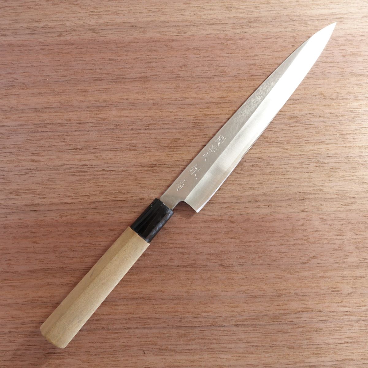 Seki Magoroku Yanagiba Knife, Sharpened, Ginju, Sashimi Knife, Hagane Steel, Single Bevel, 215mm
