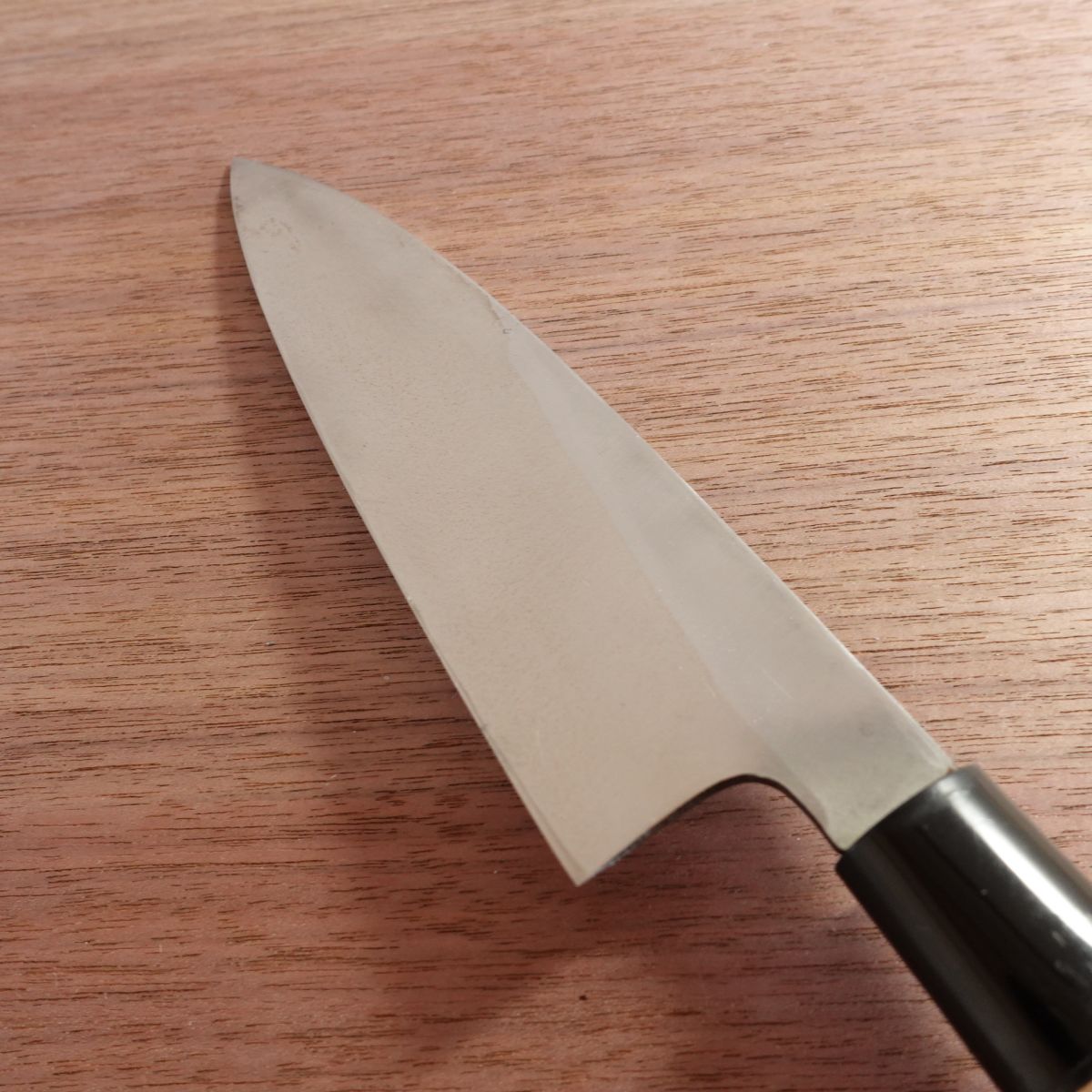 Sakai Kikutora Ai-Deba Knife, Sharpened, Hagane Steel, Thin Deba, Tokujo, 170mm